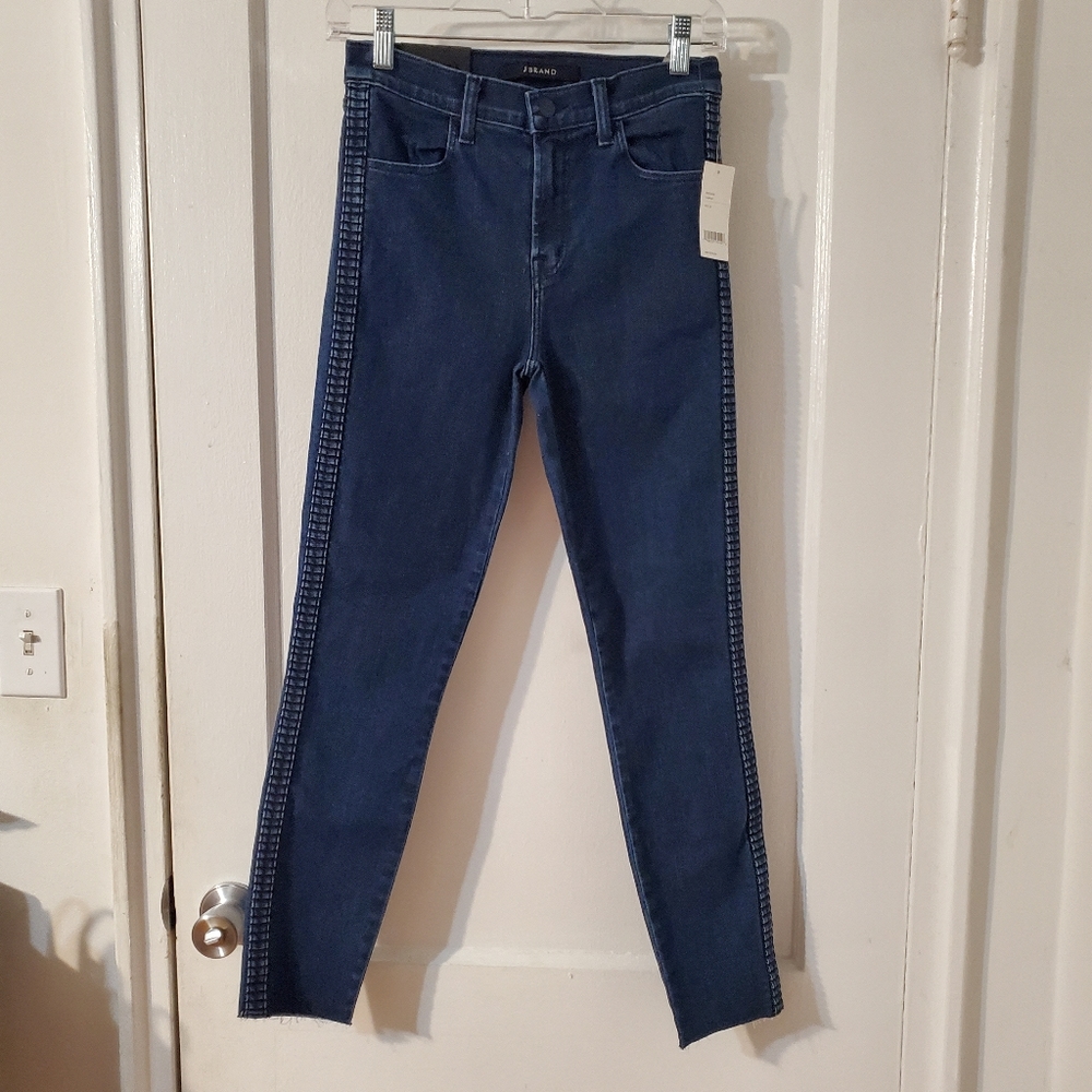 J Brand Alana high rise crop skinny jeans